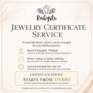 Green Sapphire Pendant, 10k Rose Gold Diamond Shape Necklace — view 11